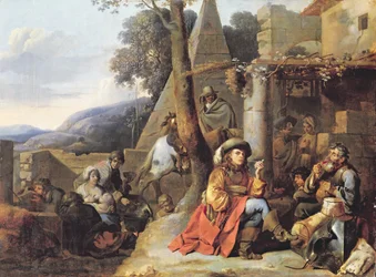 Bohemians and Soldiers at Rest